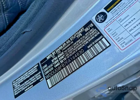 2015 Mercedes-Benz S 550 4Matic z USA, uszkodzony, nr VIN WDDUG8FB7FA164830